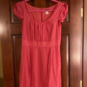 Swiss dot A-line dress